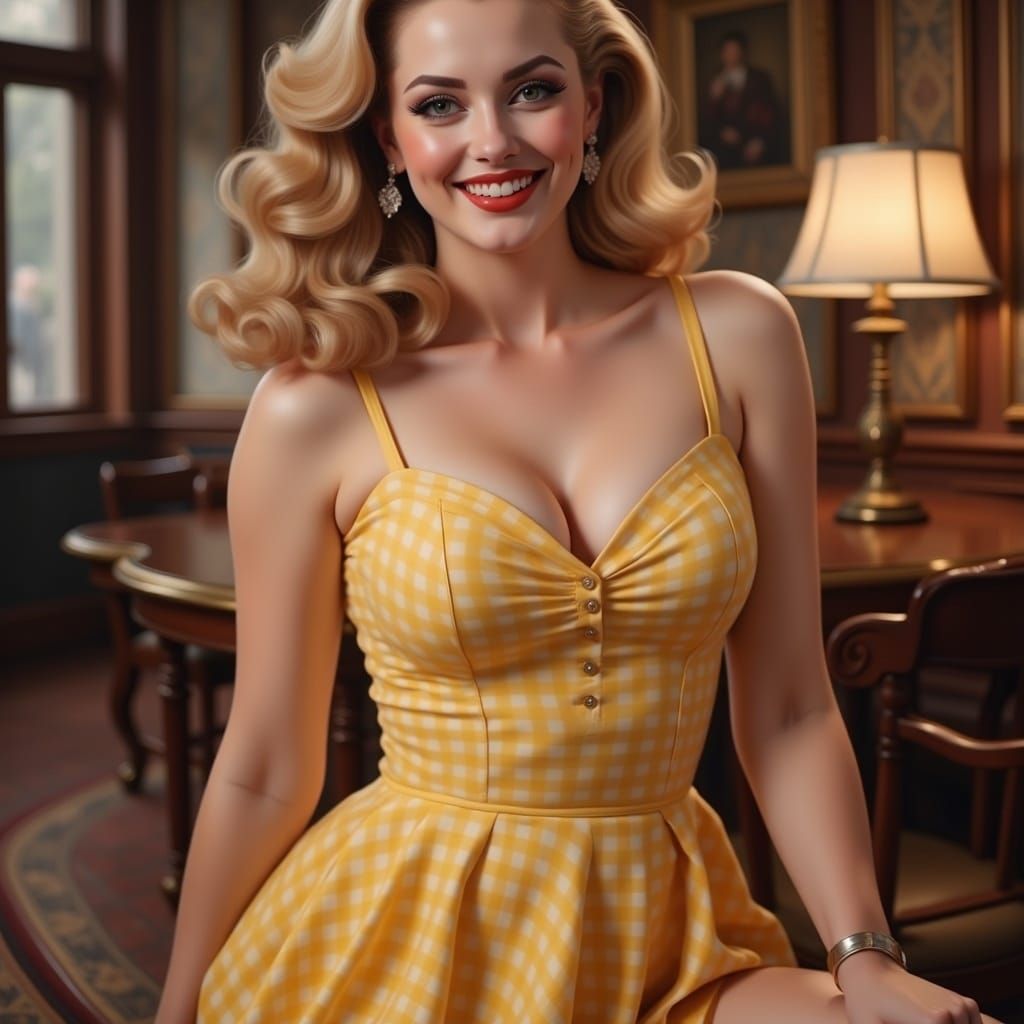 Alicia Silverstone in Clueless Inspired Pin-up Style