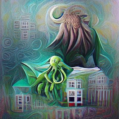 Cthulhu Image Generated by AI