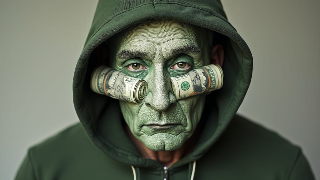 Money-Hidden US Presidents Hoodie