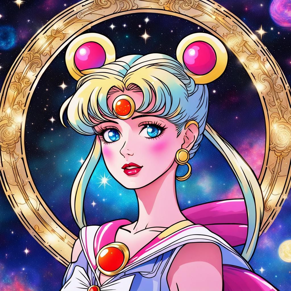 Sailor Moon in 1920s fashion