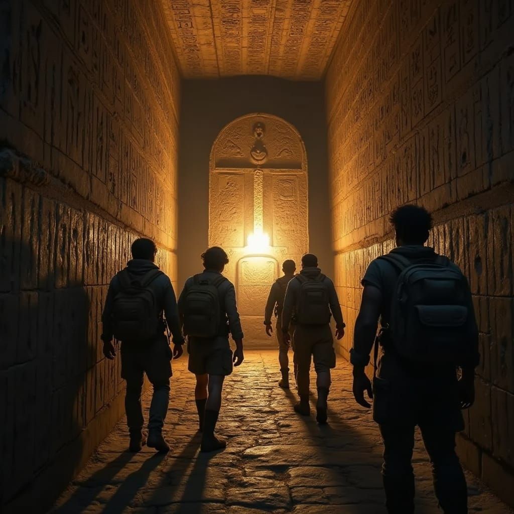 Ancient Pyramid Explorers Discover Glowing Relic