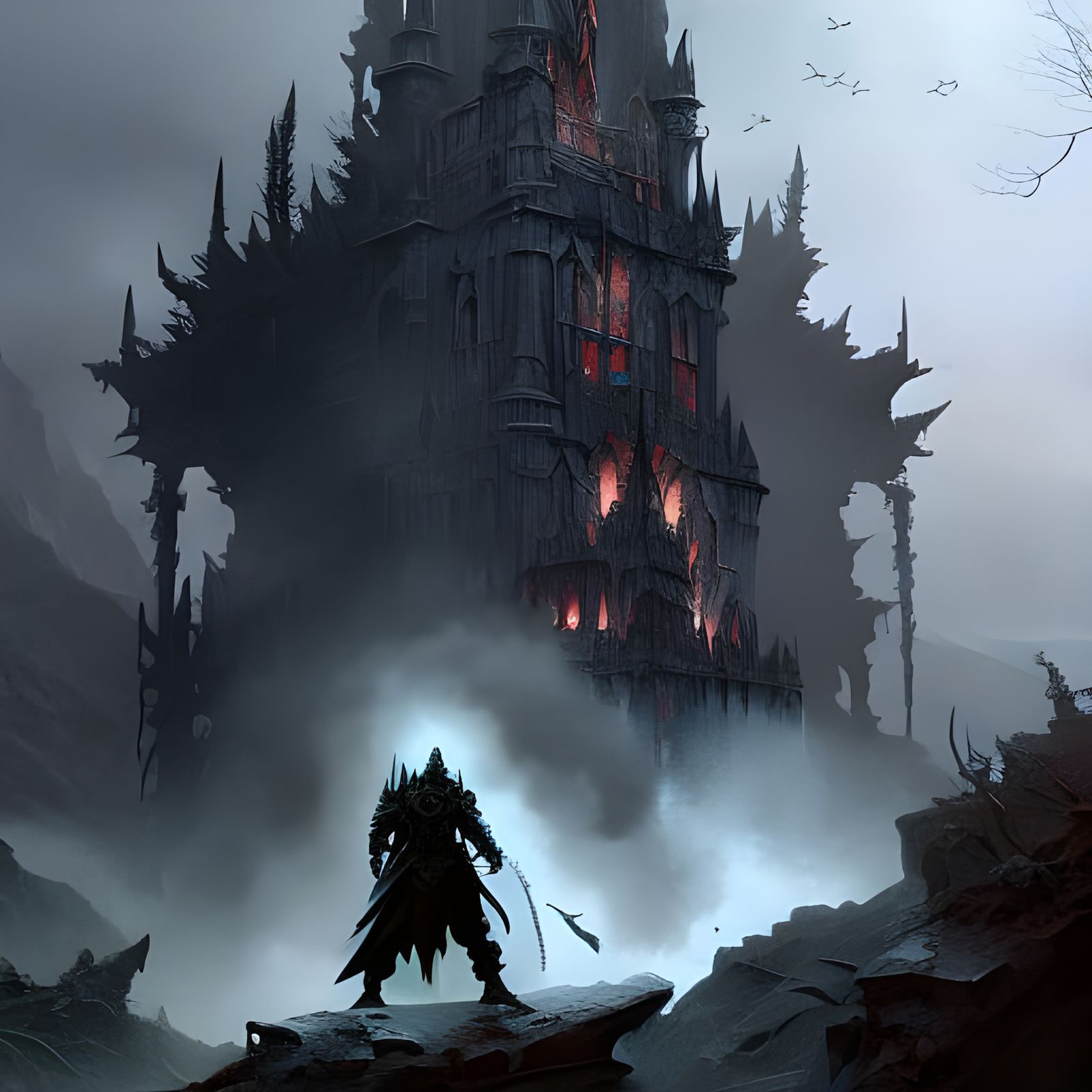 Dark Post-Apocalyptic World Ruined by Elder God