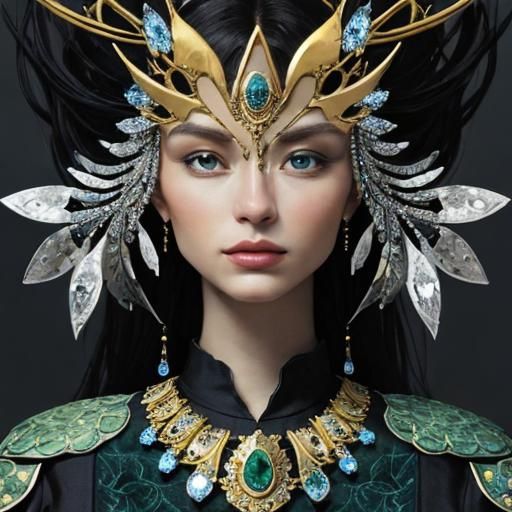 Geometric Jewels in Bold Contrasting Colors