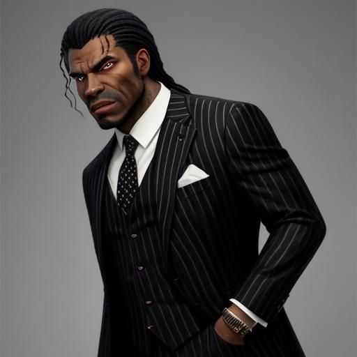 Wolfed Out Werewolf Mob Boss in Suit