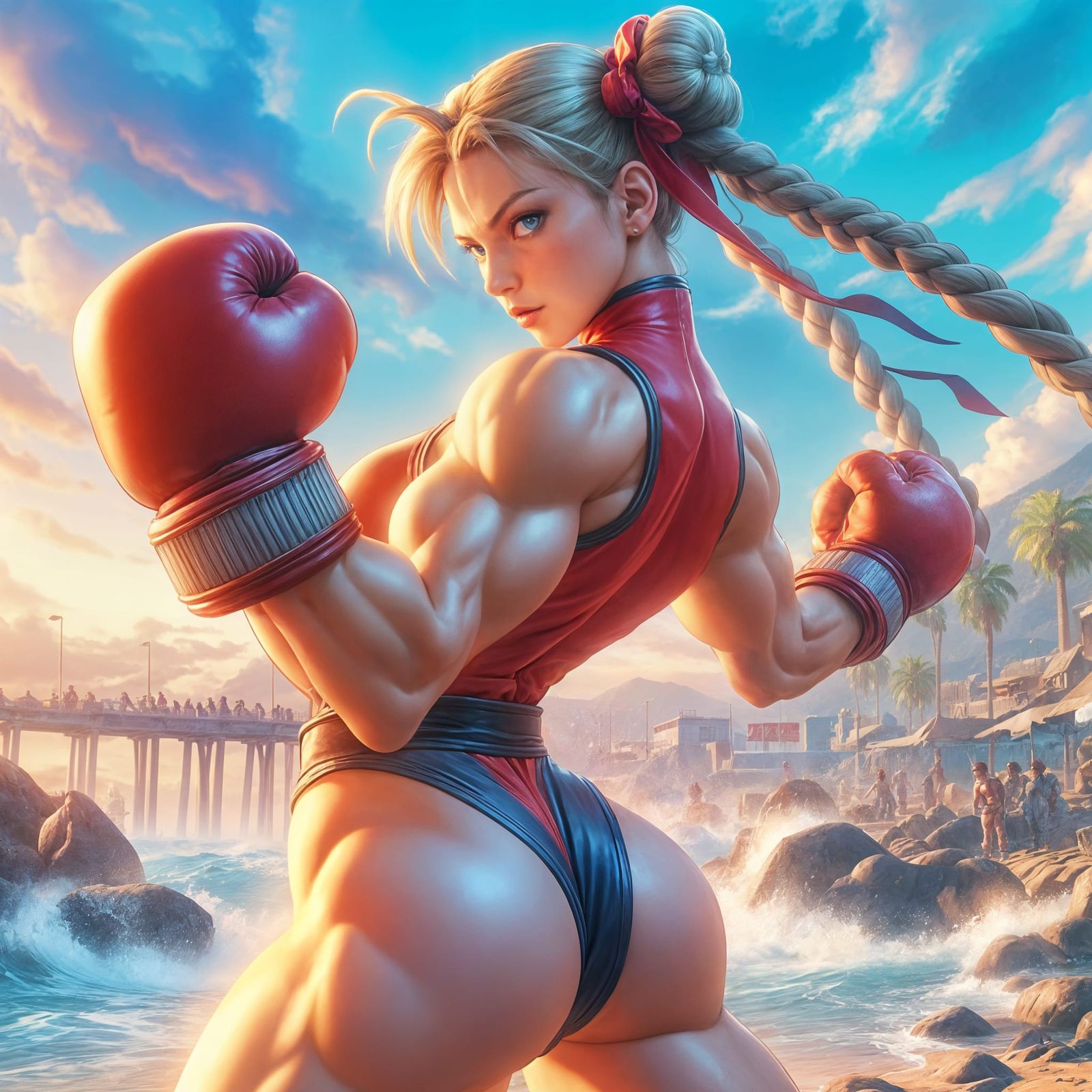 Stunning Cammy Illustration in Anime Style