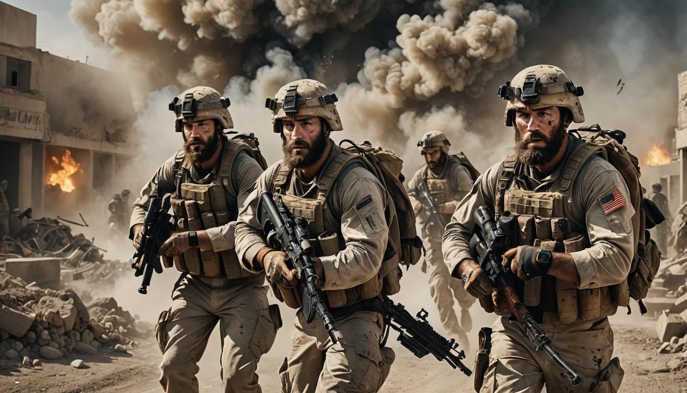 Marines in Afghanistan: Hyperrealistic Combat Photography