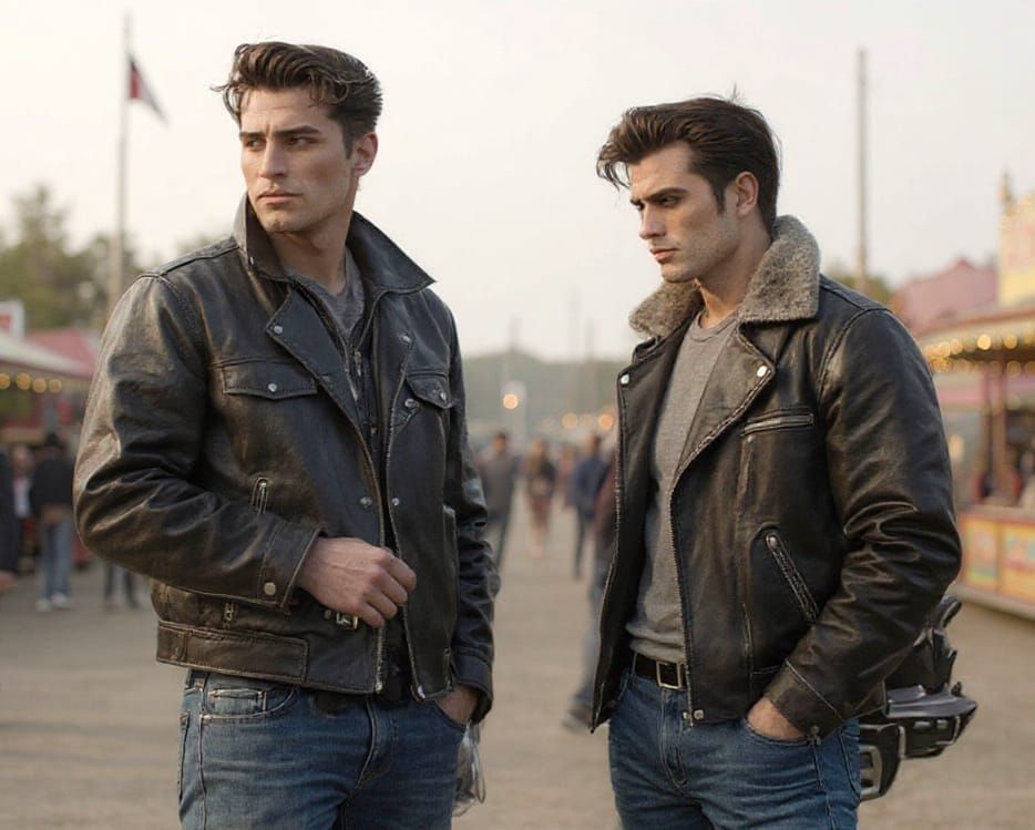 Jack and Neal, 1955 Portrait