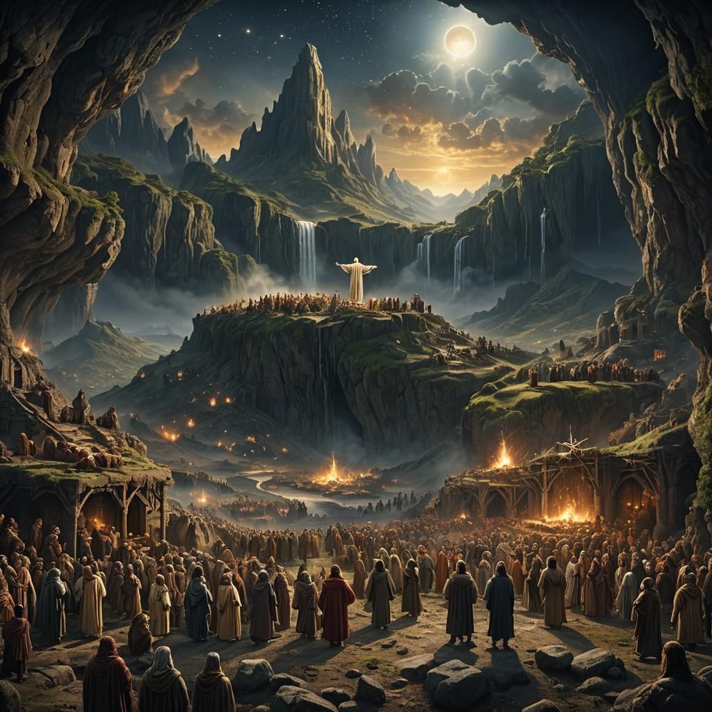 Birth of Jesus Christ Under Rising Star