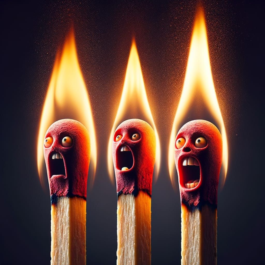 The Scream by Edvard Munch’Stick