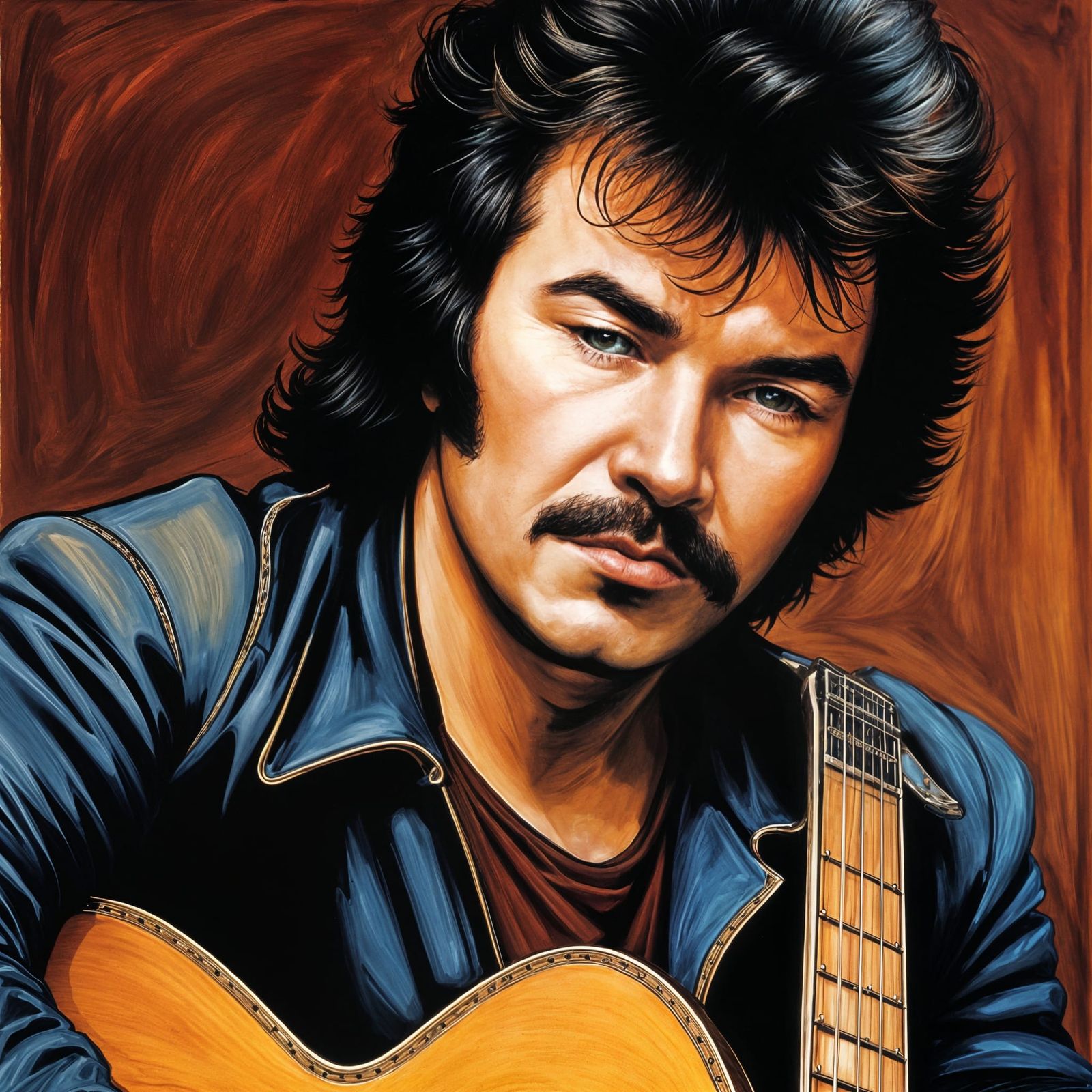 Young John Prine, Martin acoustic guitar