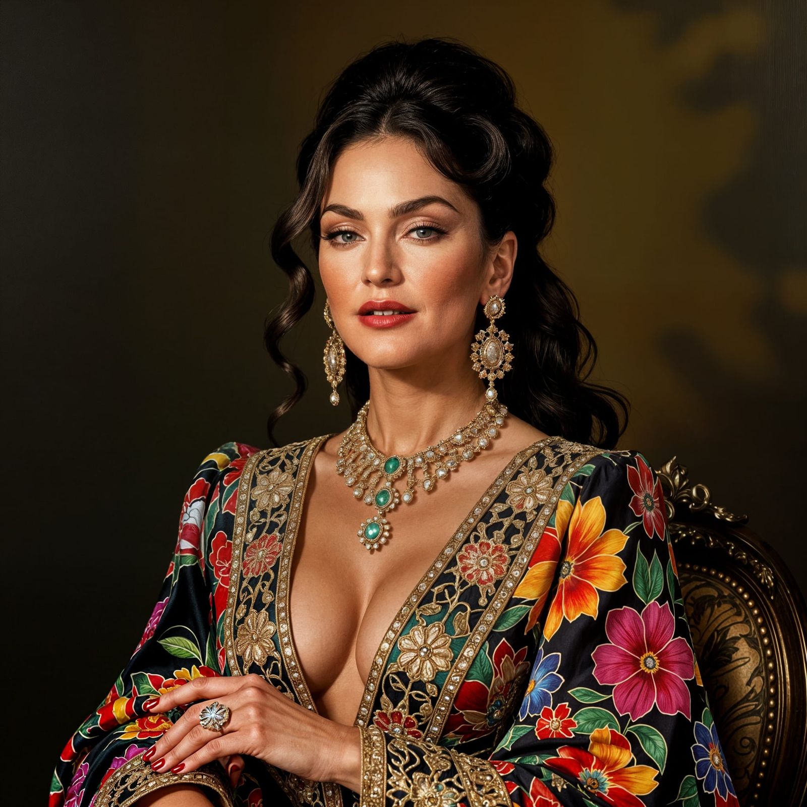 Madonna Portrait in Contemporary Style