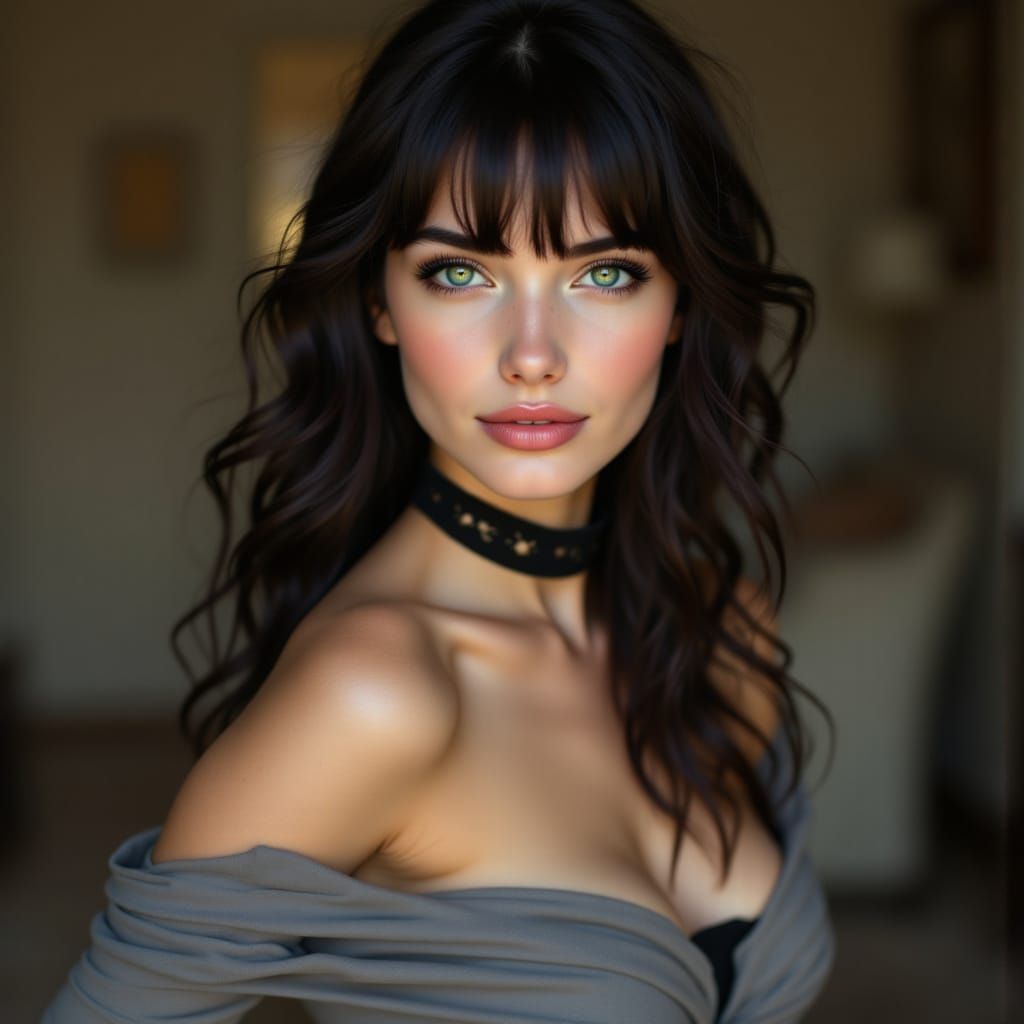 Hyperrealistic Portrait of a British Woman