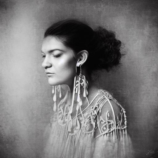 Serene Ancestral Portraits in a Dreamlike Atmosphere