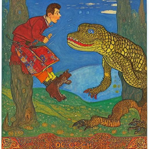 Cheburashka and Gena Pop-Up Book Illustration