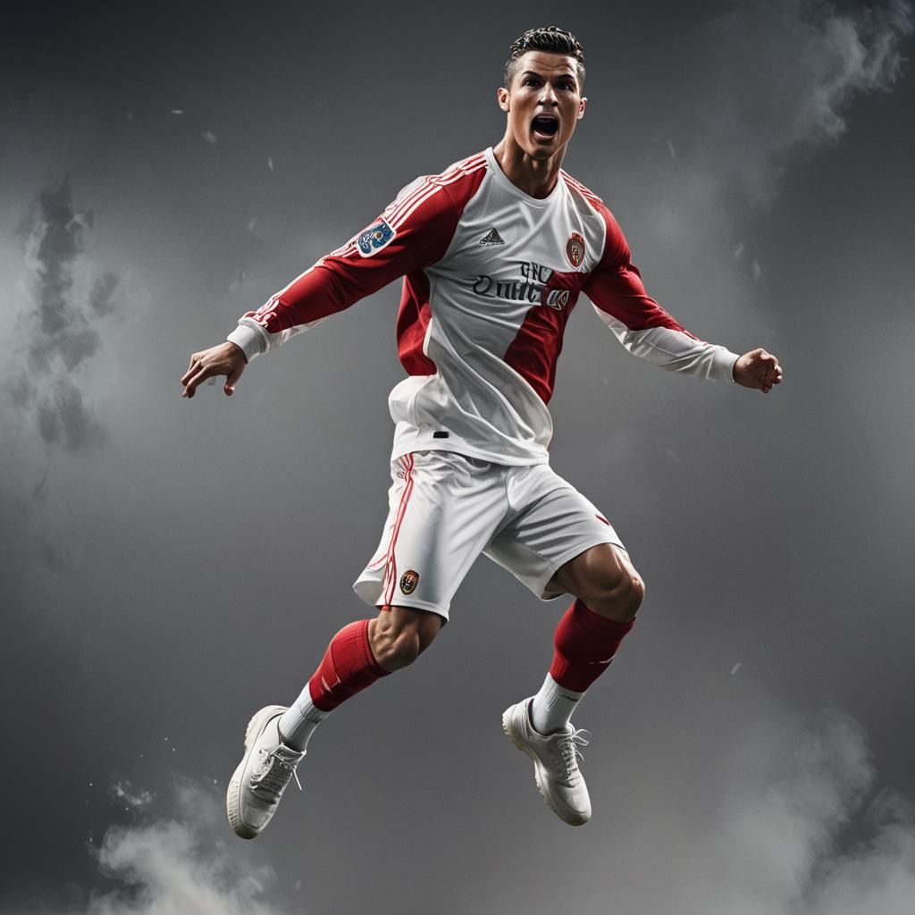 cinematic photo of Cristiano Ronaldo