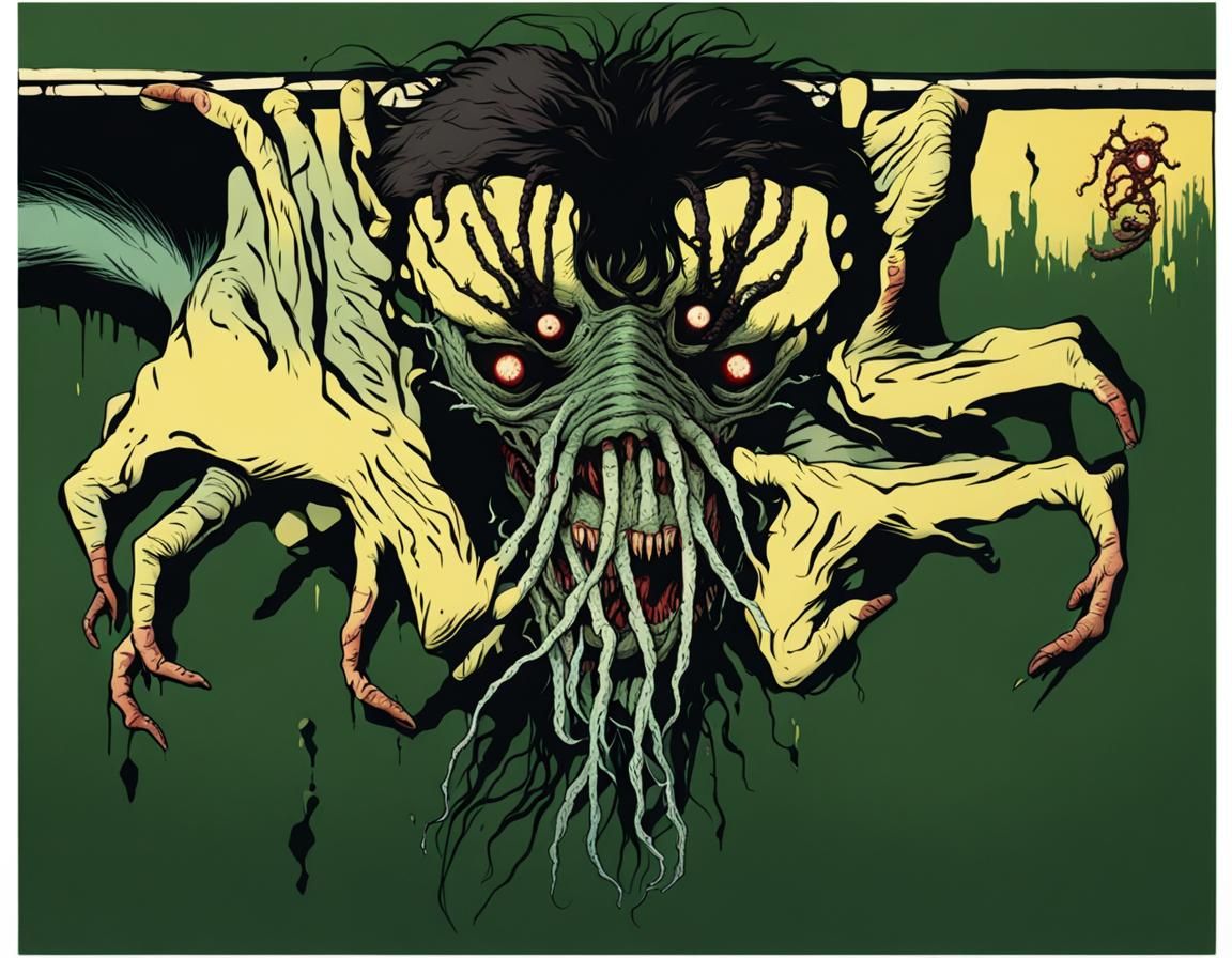 Eldritch Ghost in Gory Mask