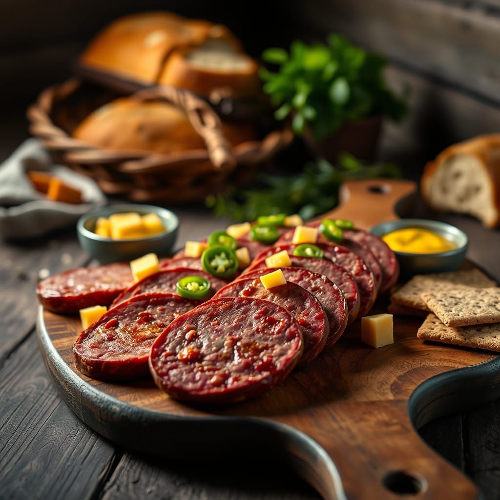 Vibrant Woodland Board Scene in Photorealistic Style