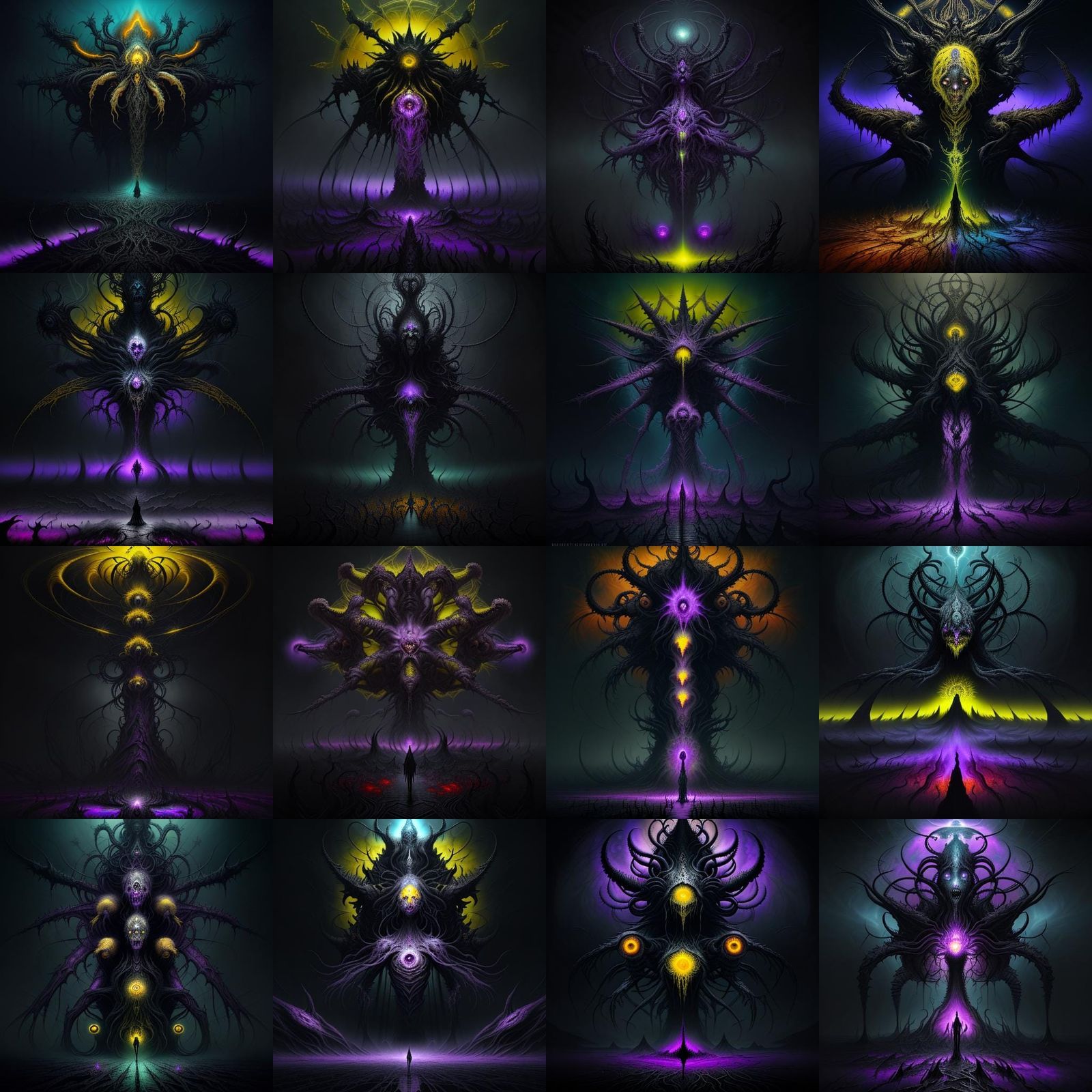 Dark Gothic Equipment Unleashed in Cosmic Horror Scene