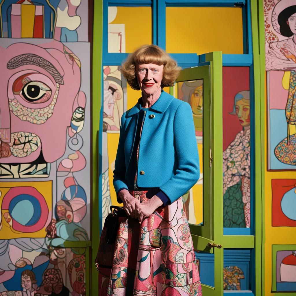 Pop Art Portrait Inspired by Grayson Perry