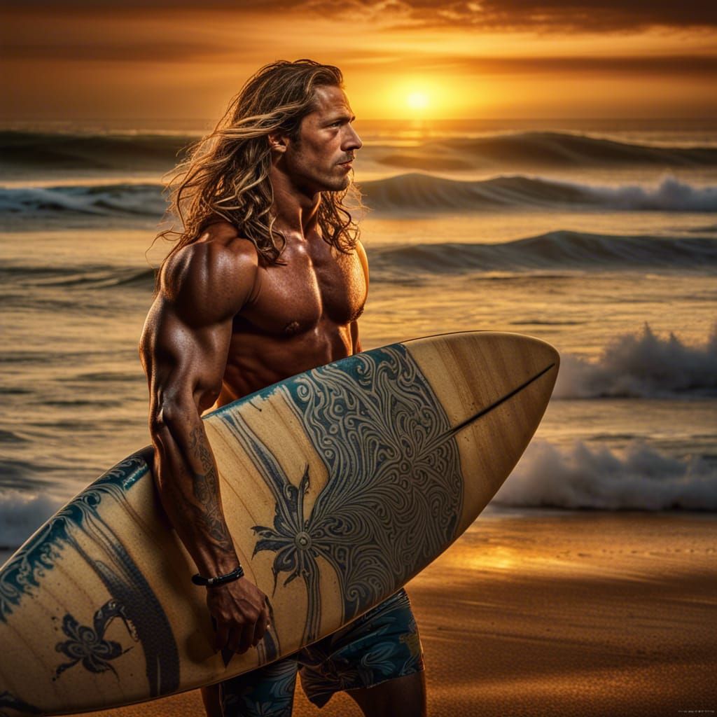 Sunset Surfer