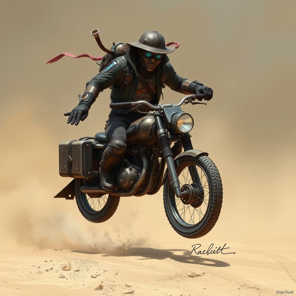 Steam Punk Streetfighter Character Concept