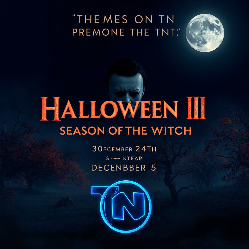 Michael Myers in Ominous Autumnal Landscape