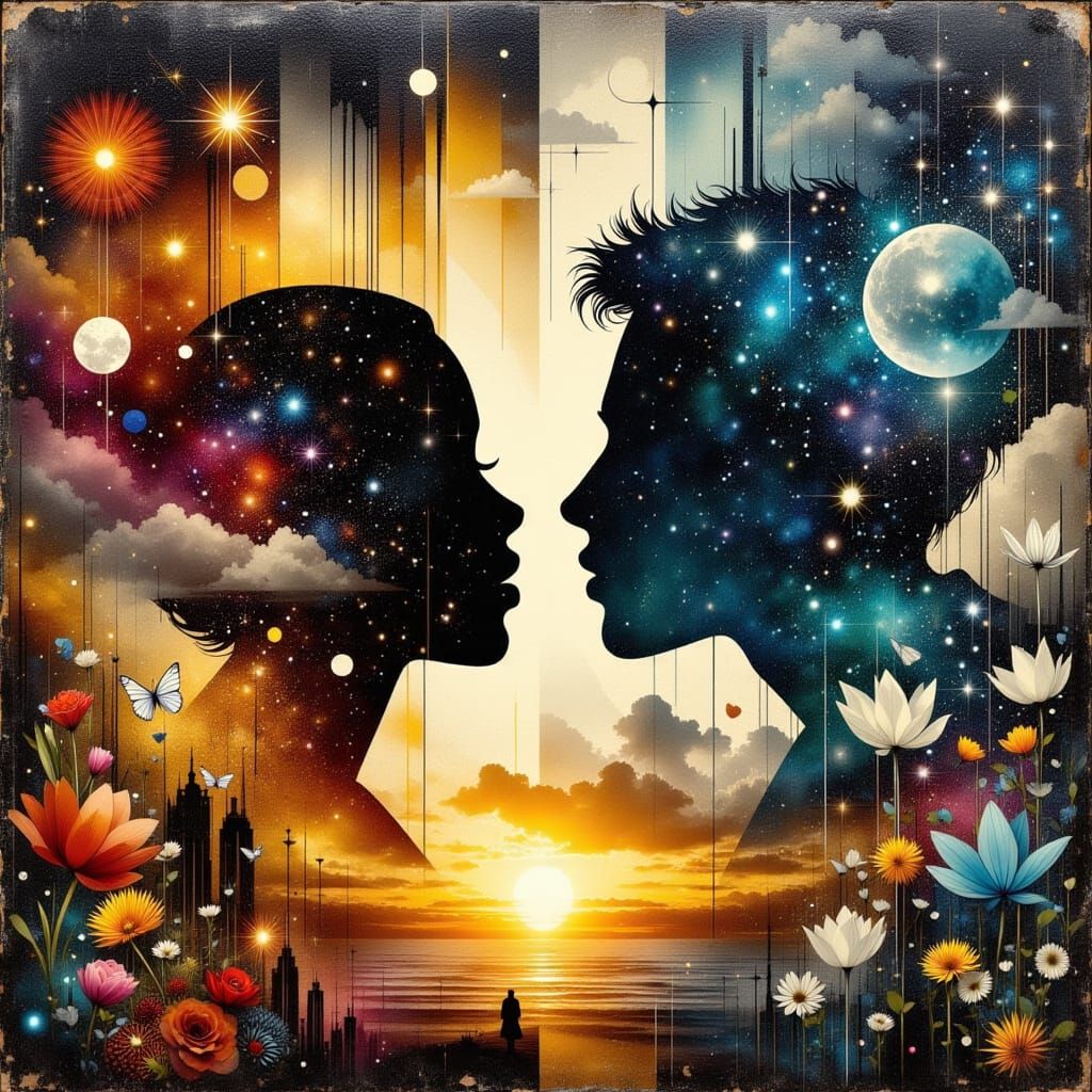 Joyful Mixed Media Artwork: Kindness and Light