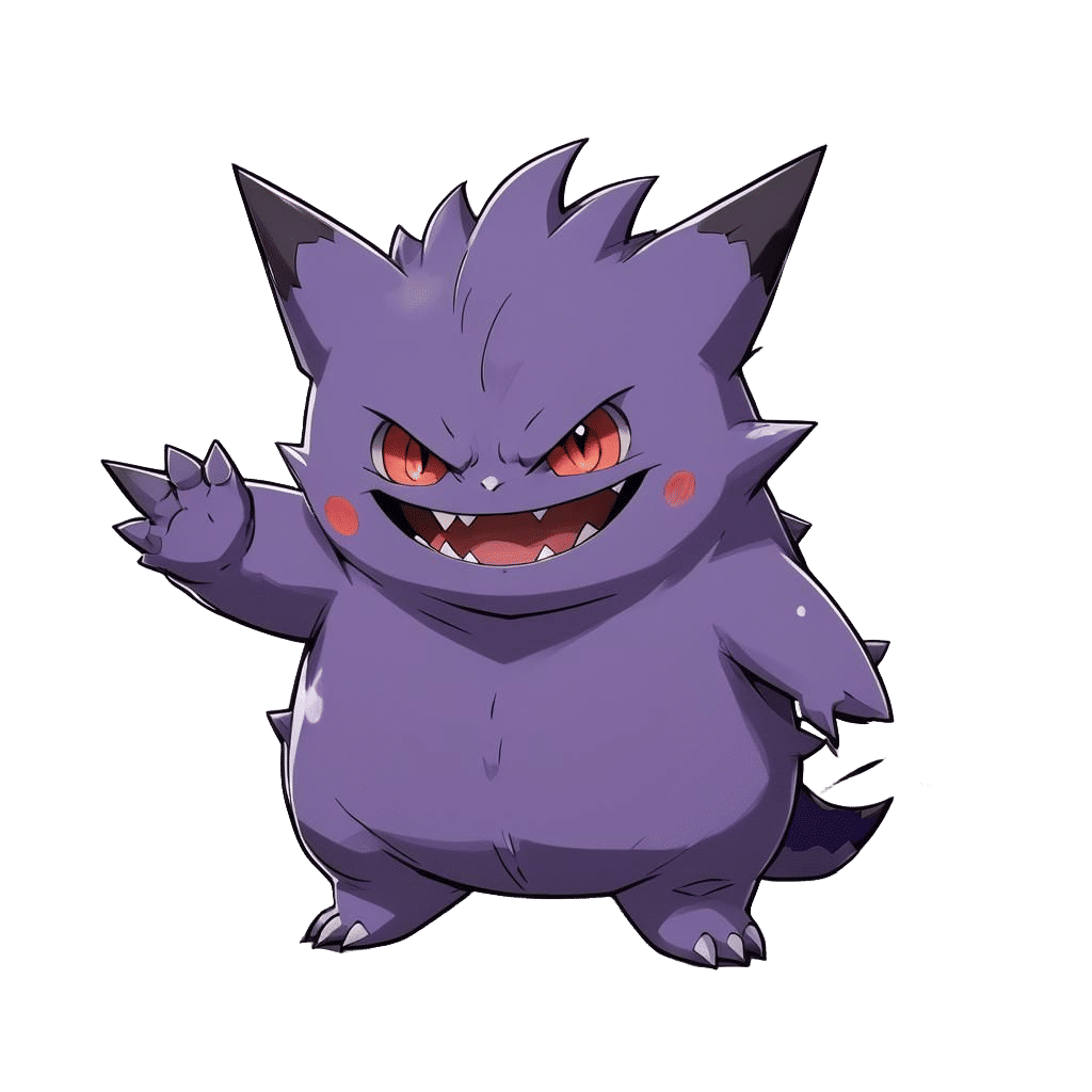 Cute Gengar Illustration