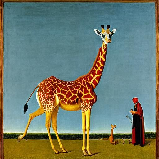 Giraffe as Kangaroo: Van Eyck and Rothko Inspired
