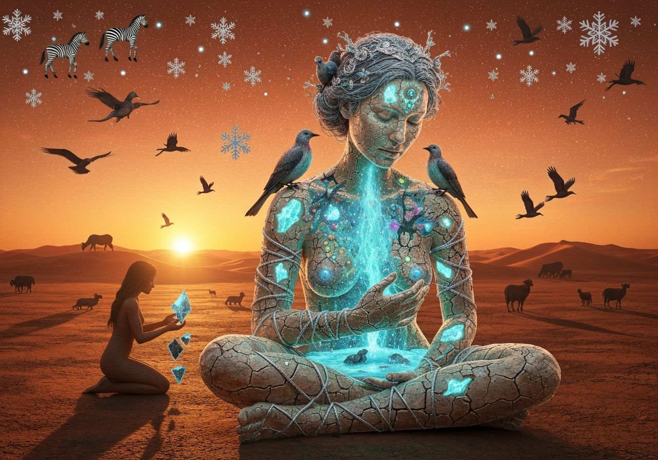 Mystical Shaman Reveals Bioluminescent Oasis in Music Labyri...