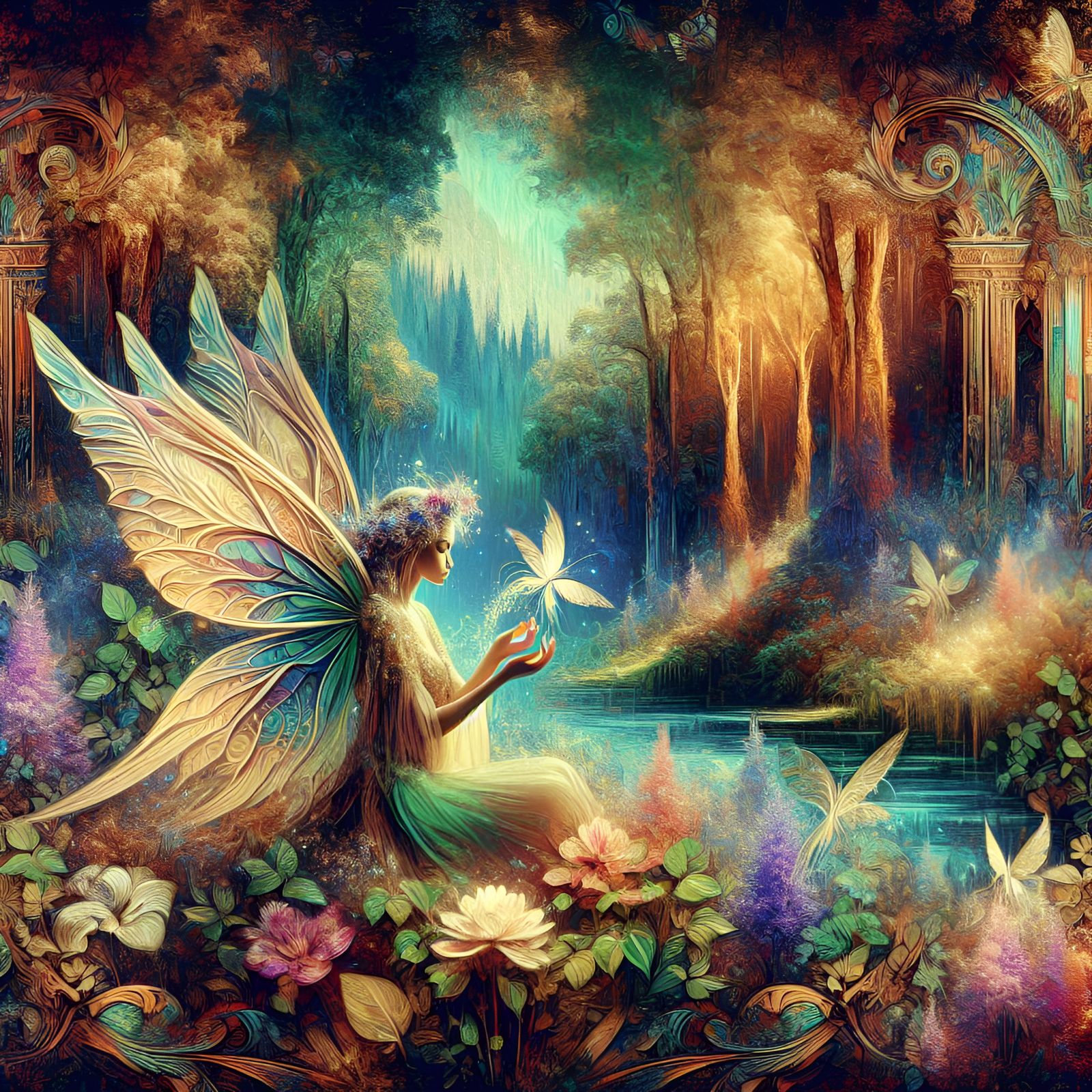 Beautiful fantasy fairy