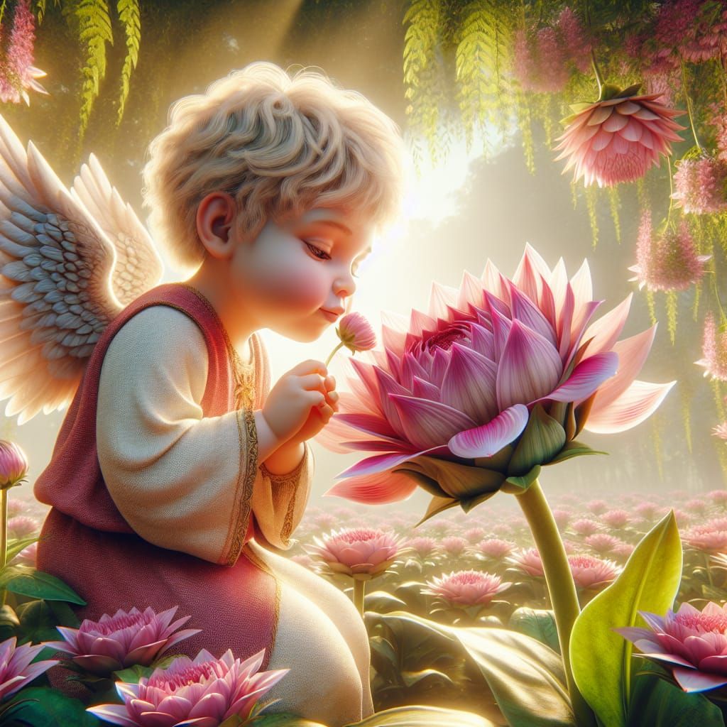 Angel's Kiss: A Blossoming Moment in 4K