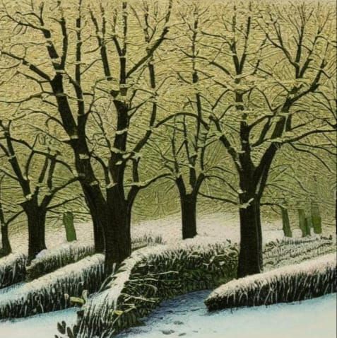 Seasons Transition in Impressionist Style