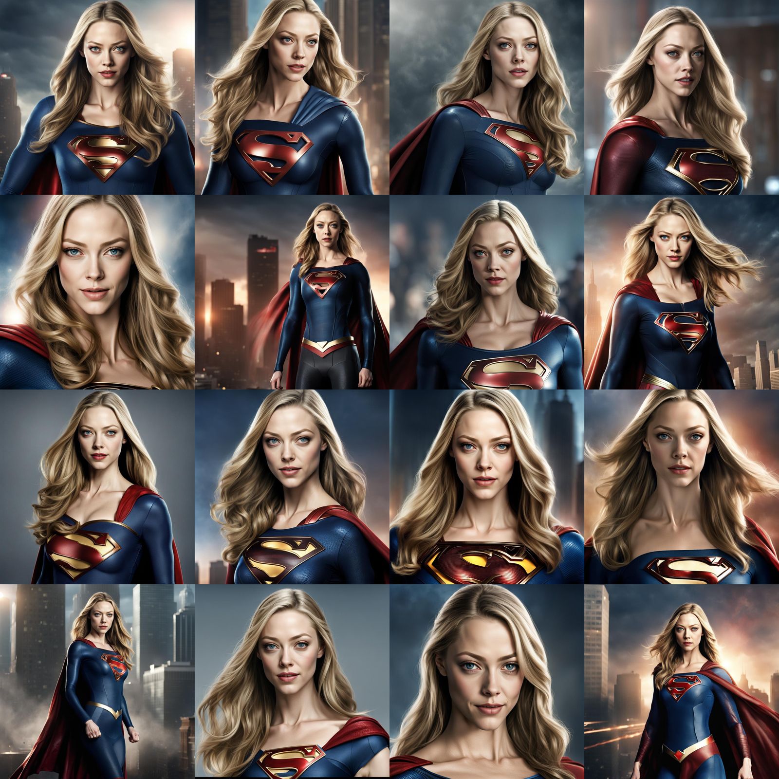 Amanda Seyfried as Supergirl in 4K