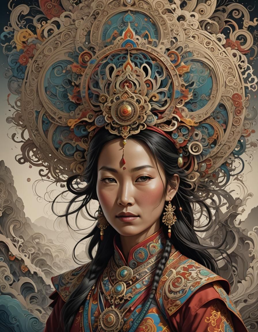 "Tulku" female from Tibet.