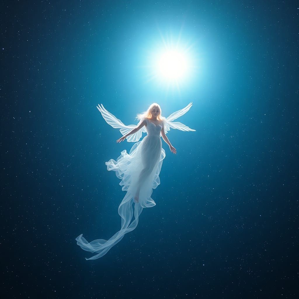 Glowing Souls in Cosmic Dance near Sirius