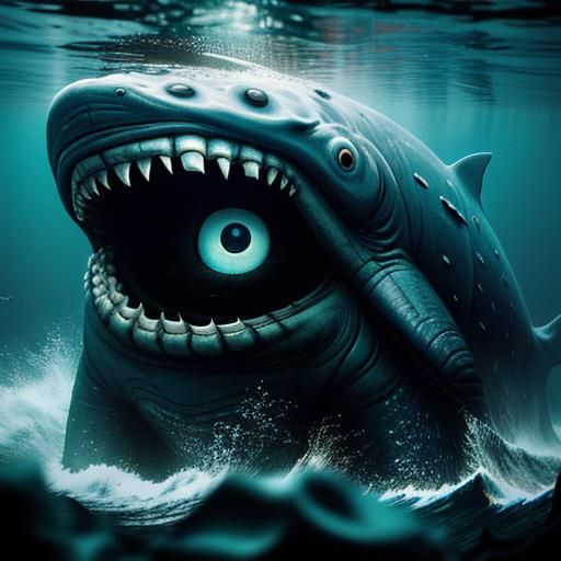 Terrifying Close-Up of Bloop Cryptid Eye