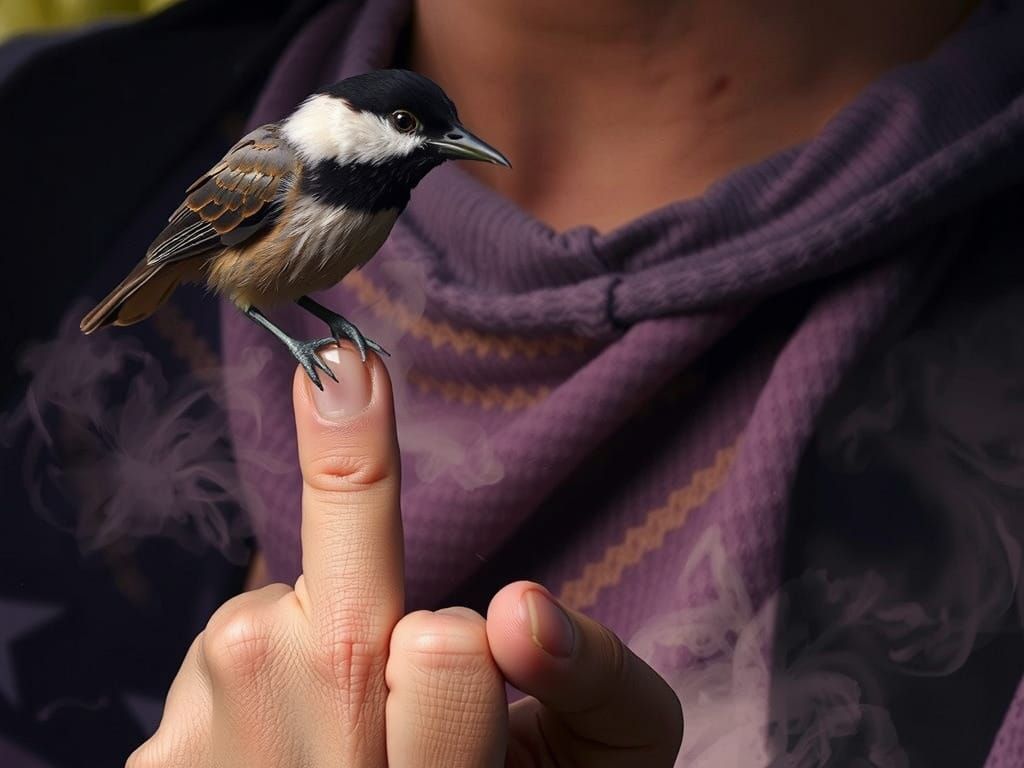 American Flag in Noir Cafe, Photorealistic Style