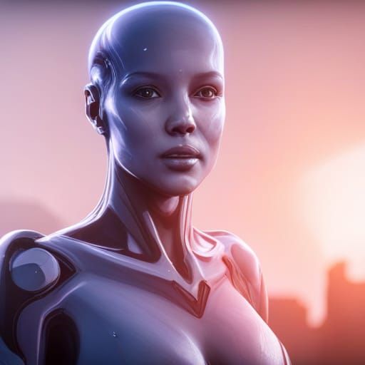 Cortana from Halo: 3D Game Cinematic Render