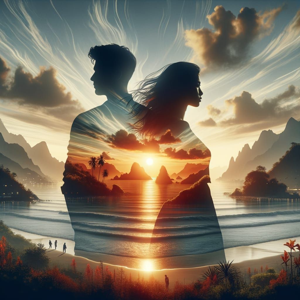 double exposure masterpiece