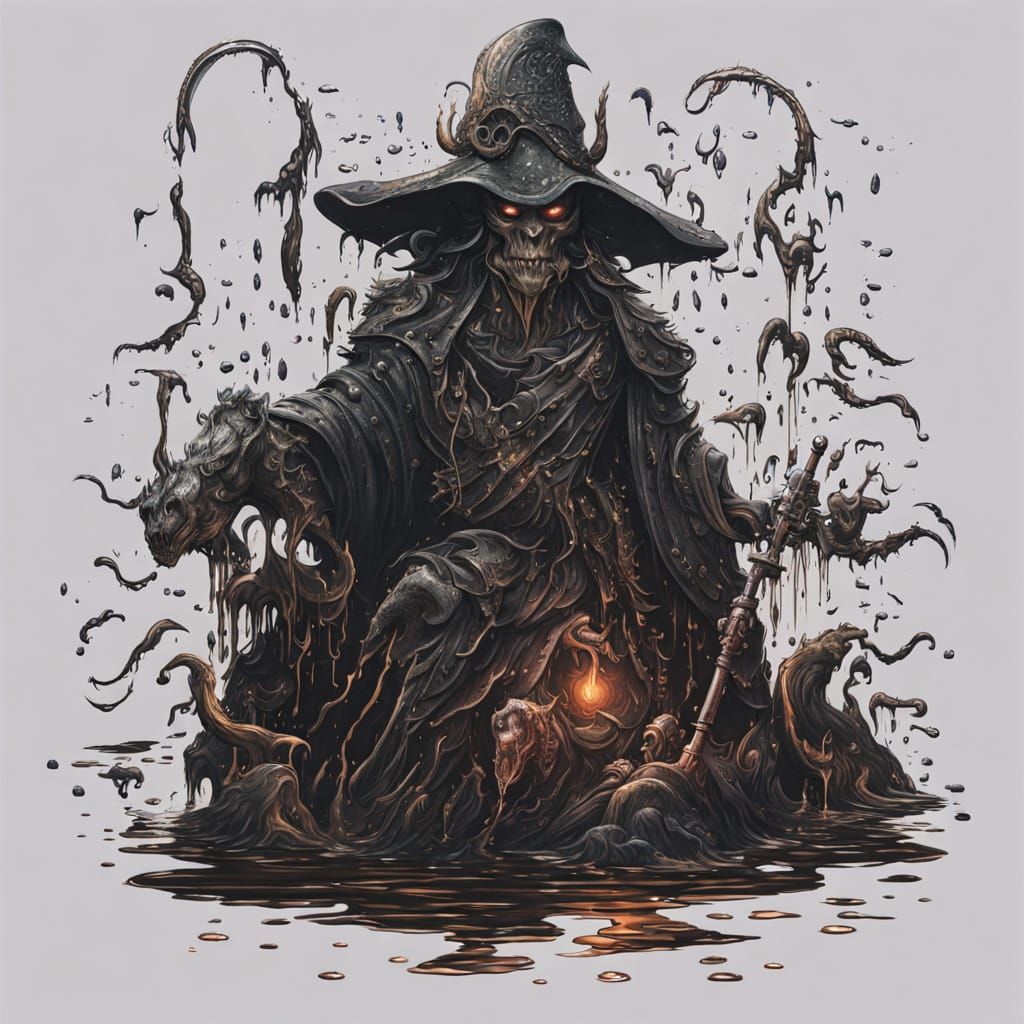 Grimdark Liquid Landscape