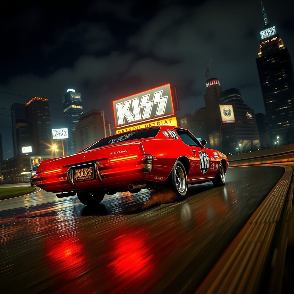 Detroit Nights: Iconic Kiss-Inspired Sports Car Speeds Down...