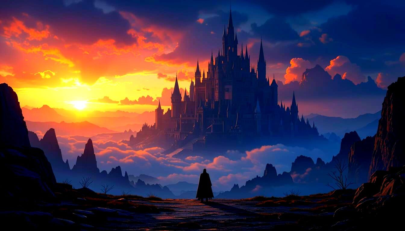 Cinematic Dark Fantasy Forest Landscape