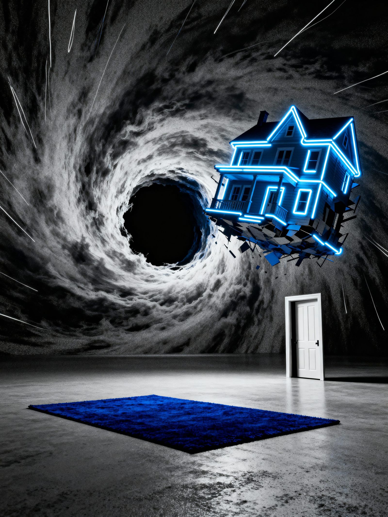 In Neon Grey I Hear a Hole I Speak a Mansion I Remember a De...