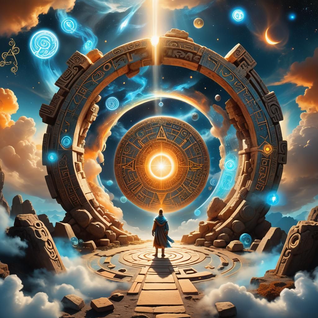 Mystical Portal in Ethereal Fantasy Art