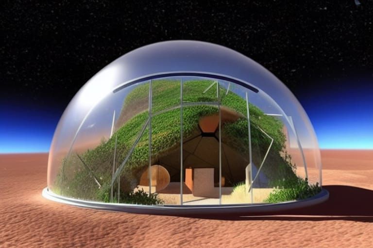 Self-Sustaining Ecosystem in Habitable Dome