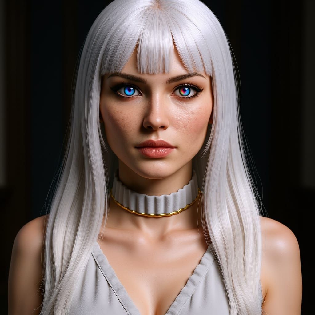 Award-Winning Photography Selfie of Woman with Prism Eyes