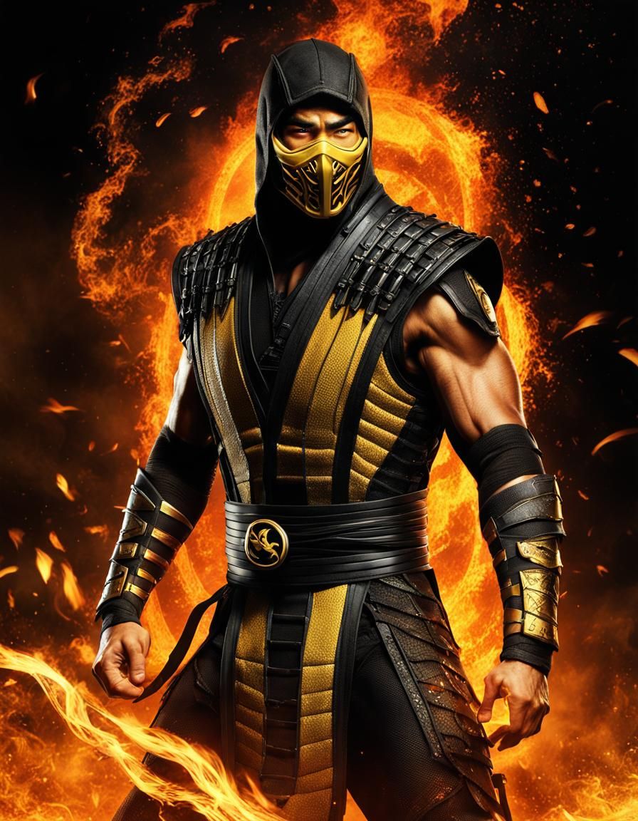 Scorpion from Mortal Kombat in Hellfire