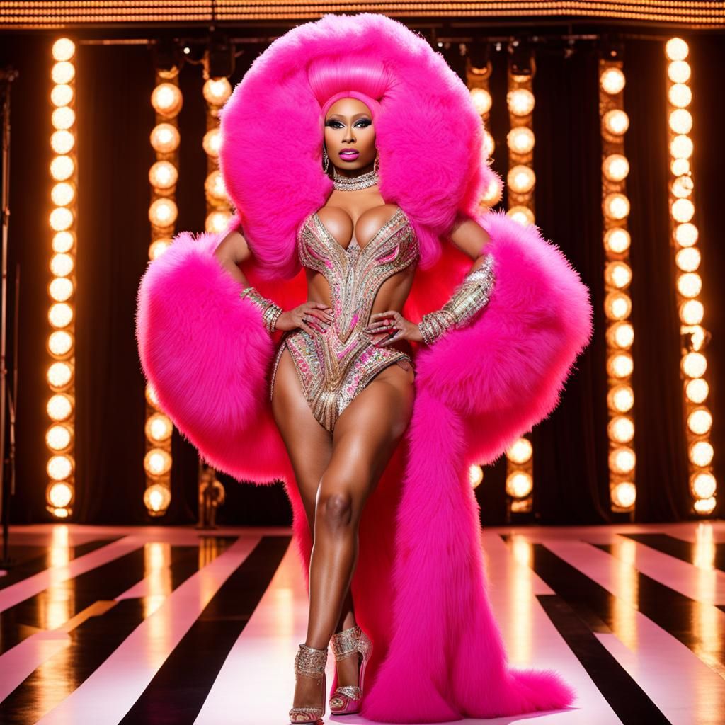 Drag Queen Inspired by Nicki Minaj