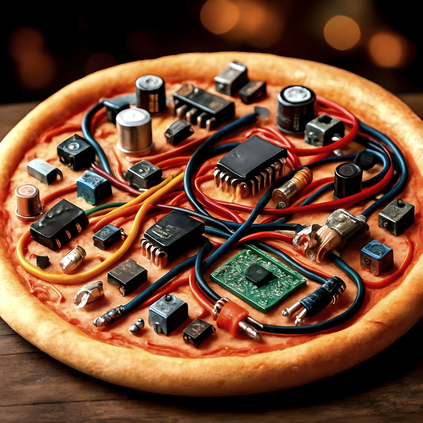 🍕Circuit Board Pizza